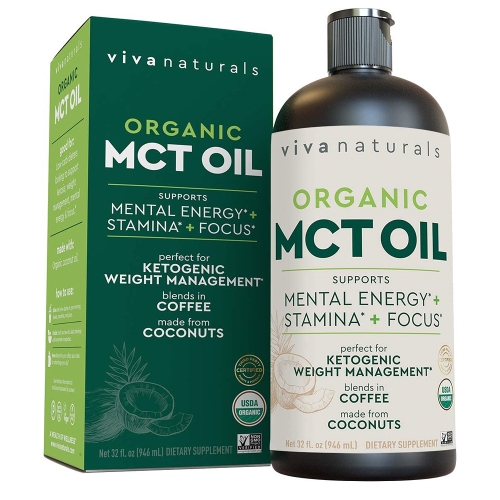 Viva Naturals 엠씨티 오일 케토 헬스보충 946ml 1팩