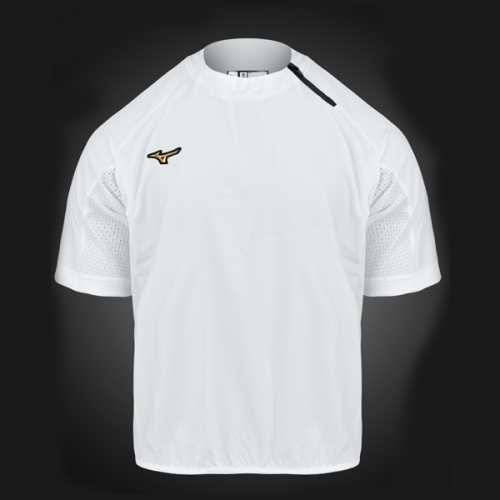 미즈노  프로 비트업 반팔바람막이 12XE1V8501WT 화이트