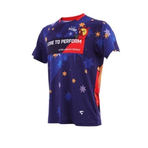 비트로 남성용 기능성 스트레치 카카오프렌즈 콜라보 반팔 티셔츠 KRT12035_NA