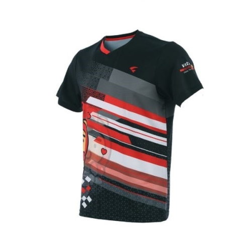 비트로 남성용 기능성 스트레치 카카오프렌즈 콜라보 반팔 티셔츠 KRT12034_BK