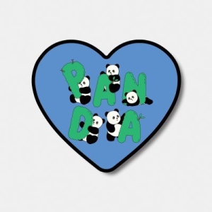 더나인몰 panda alphabet 하트톡