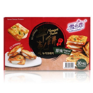 유키앤러브  대만 누가 크래커 14gx30개입 누가비스킷 대만과자 수입과자