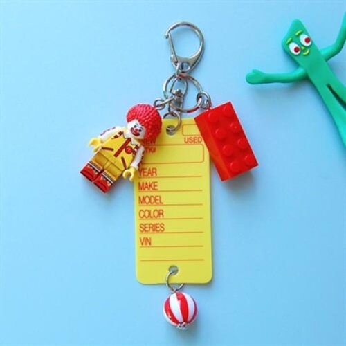 아트박스 올패턴 토이 키링-US 자동차 딜러 삐에로