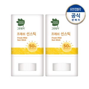 그린핑거 프레쉬 마일드 선스틱 (SPF50+) 15g