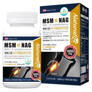 내추럴라이즈 MSM+N-아세틸글루코사민 1800mg 60정