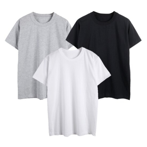 티팜 내추럴 라운드넥 반팔 티셔츠 DM 1823