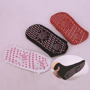 토르말린 양말 겨울 등산 스키 야외 스포츠 지압 블랙