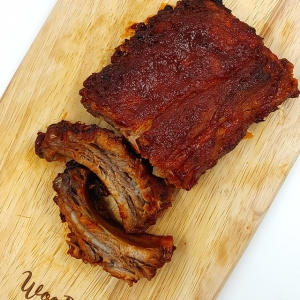 케이엔씨푸드  케이쿡 바베큐 폭립 알뜰형 매콤한맛 500g