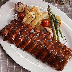 케이엔씨푸드  케이쿡 바베큐 폭립 알뜰형 오리지날맛 500g