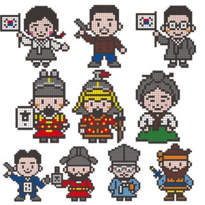 디폼블럭 한국사 역사인물 세종대왕 K30021 학습교재