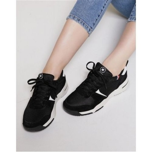 라푸마 남성  Retr J  블랙 레트로 디자인 스니커즈 LSOS9G109BK  LSOS9G109BK