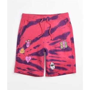  남자 반바지 A Lab Wavelength Pink Blue Tie Dye Sweat Shorts PROD1180010576