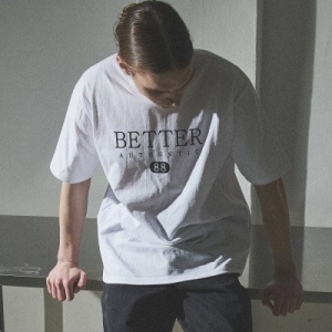 베러댄88  1112MW 헤리티지 로고 티셔츠 모노화이트