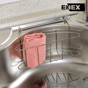 에넥스  주방 싱크대 개수대 수세미망 수납 건조망