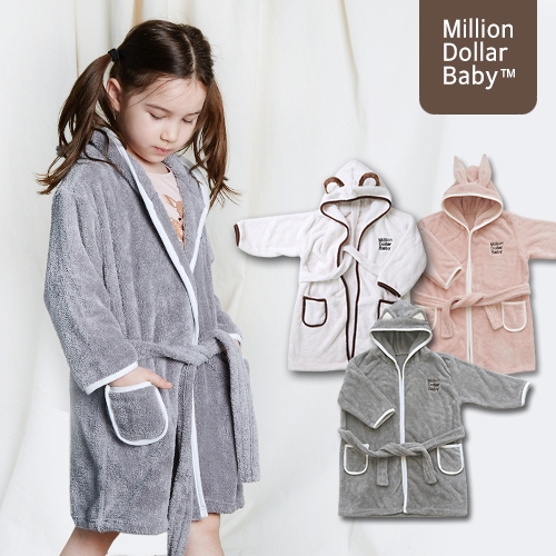 블루독베이비 영유아 샤워가운 베이비 목욕 가운 어린이 타월 가운