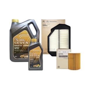 에스오일  세븐골드 RV 5W30 7L + 보쉬필터 제네시스DH G80 가솔린