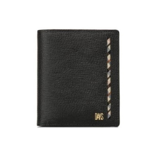 닥스 다크브라운 가죽 골드로고 중지갑 DBWA1E913W3