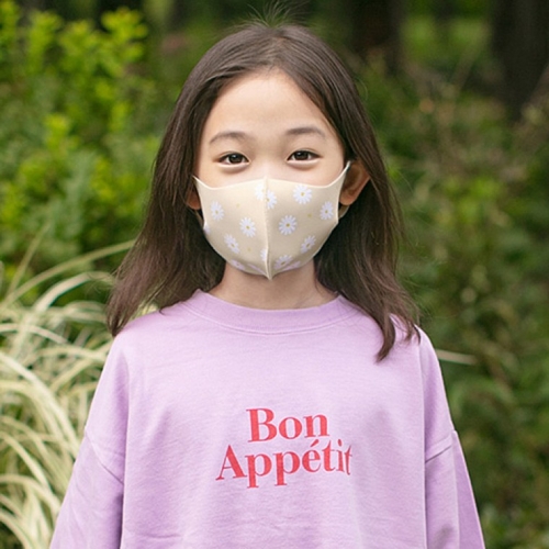 꼬마스타 GGOMASTAR  WH0552 데이지패턴 발열 항균마