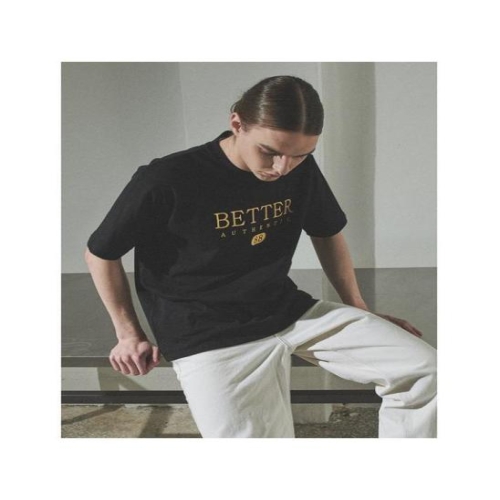 베러댄88 1112VB 헤리티지 로고 티셔츠 밴타블랙