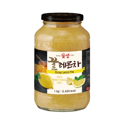 꽃샘식품  꽃샘 꿀레몬차 1kg*2