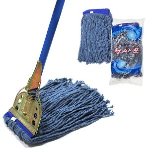 레인보우  청사 마포걸레 350g/대걸레밀대극세사마