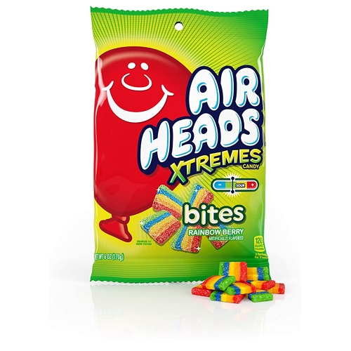 레인보우  Airheads 에어헤드 익스트림 바이트 베리 170g 12팩
