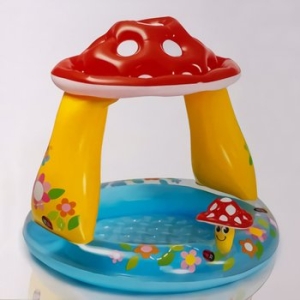 인텍스 버섯 그늘막 유아용 풀장 102cm