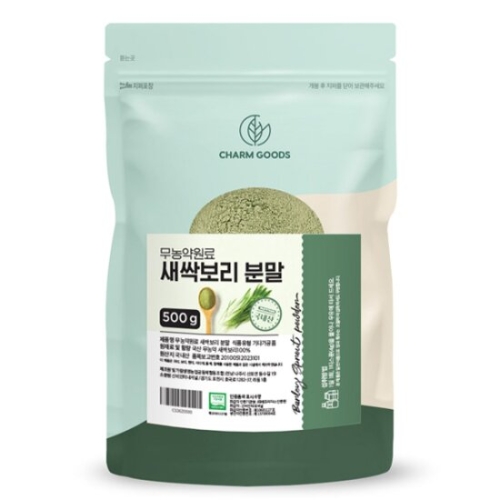 참좋은데이 새싹보리 보리새싹가루 노지보리 농약 새싹보리 분말 500g 1팩 정량 정직한기업