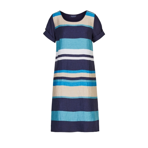 매긴 저지 배색 드레스_MFKM8OP3140