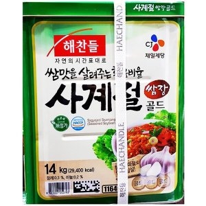 해찬들 사계절쌈장   14K  사계절쌈장 고기쌈장 업소용쌈장 쌈장 고기용쌈장 사계절쌈장 고기쌈장 업소용쌈장