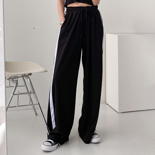 아이우먼 원배색밴딩라인팬츠 EZE195M105 빅사이즈_