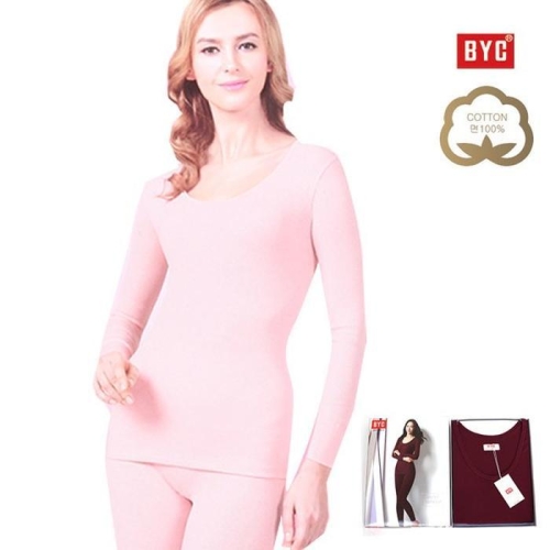 BYC 순면 베이직 내복 상하세트