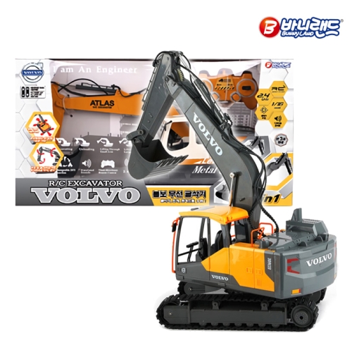 볼보 무선 RC 굴삭기