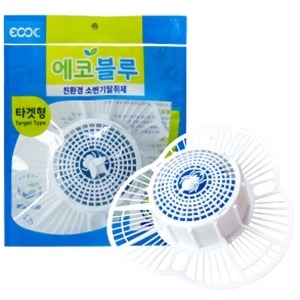 에코씨 에코블루 소변기 탈취제 타겟형 80g