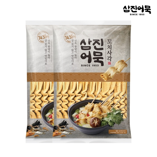 삼진식품 삼진어묵 꼬치사각 1016g