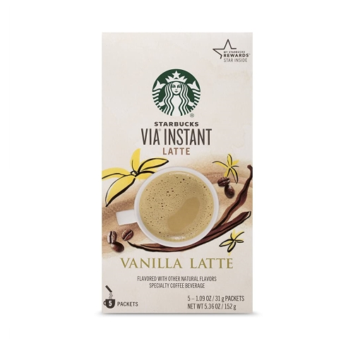 스타벅스  비아 인스턴트 바닐라 라떼 스틱커피 5개입