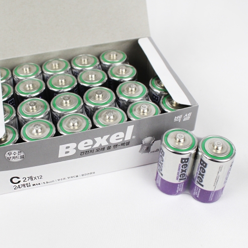 벡셀  망간 9V C형 벌크