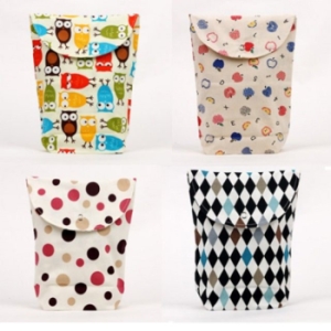 사각지퍼 기저귀파우치 미니 기저귀가방 다용도