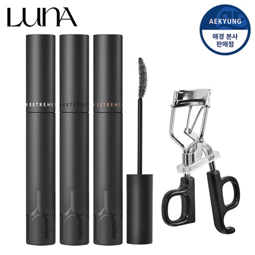 루나 래쉬 익스트림 픽싱 마스카라 + 컬 픽싱 뷰러 세트