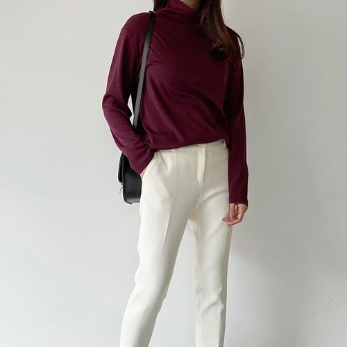 나야홍 빅사이즈 베이직무지폴라긴팔티 DBNC316