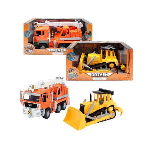드리븐 리얼 크레인트럭 + 리얼 불도저