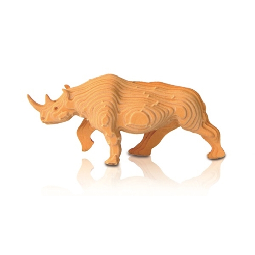 콘타모_3D종이입체퍼즐 코뿔소 나노