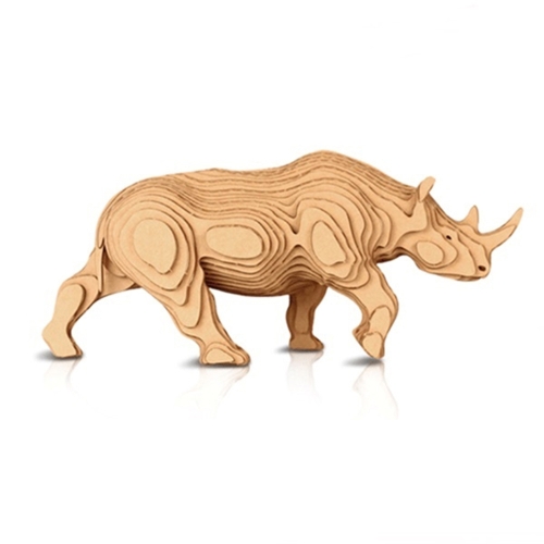 콘타모_3D종이입체퍼즐 코뿔소 S