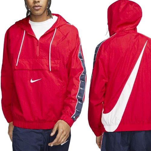 나이키 01 CV9168 657 사이드라인풀탭빅스우시아노락자켓 레드네이비