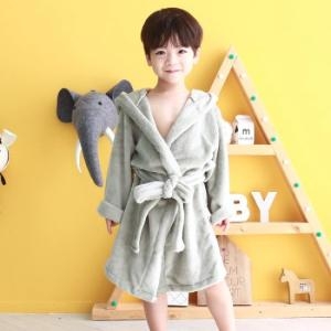 앨빈 엔비 envy 엔비키즈 아동 샤워가운 극세사_그레이 목욕가운