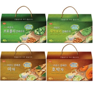 광야식품  늘감사 아몬드 양배추 들깨차 50T 외 호박차 마차 새싹보리차 모음