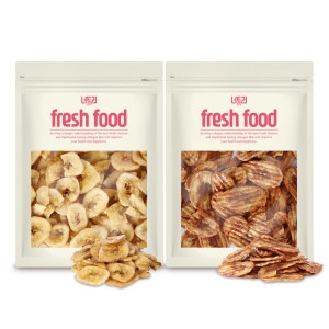 너트리  바삭 얇은 바나나칩 700g+필리핀 달콤 바나나칩 1kg