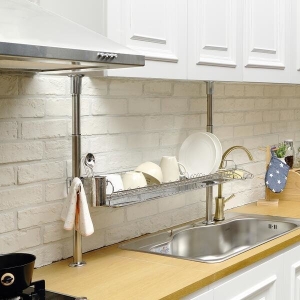 대명산업 아이넥스 원터치 기둥식 싱크선반 800U