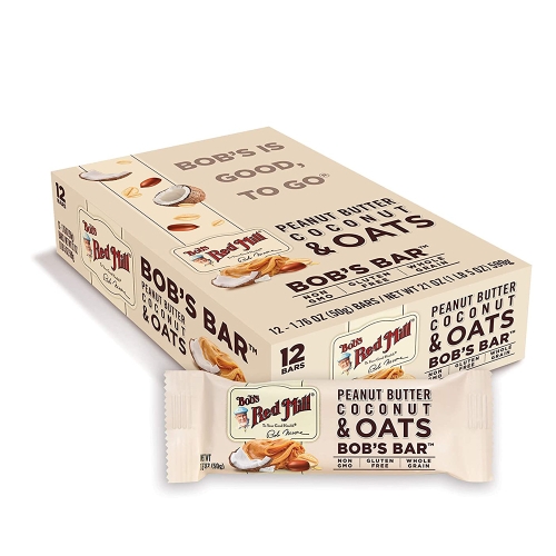 밥스 레드밀 피넛버터 코코넛 오트밀 씨리얼 바 12개
