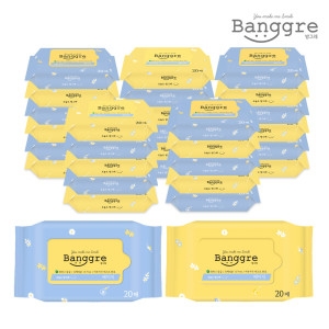 방그레 베이직 물티슈 리필형 20매